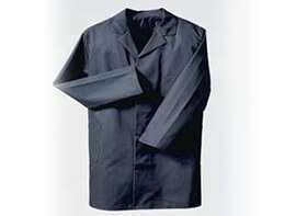 Bestatterkittel und Schirmmütze in schwarz aus Linon in allen Größen lieferbar.